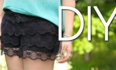DIY - Lace shorts