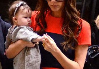 Victoria Beckam and Daughter