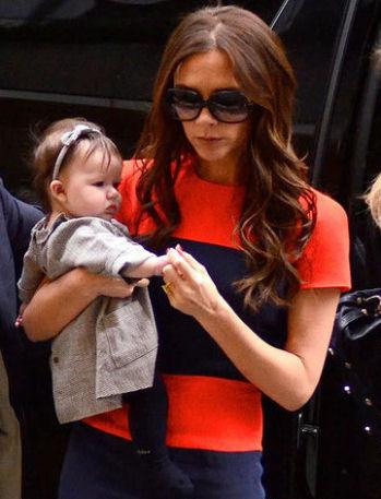 Victoria Beckam and Daughter