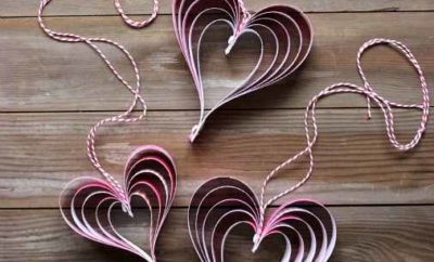 Paper hearts