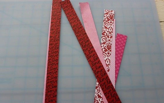 Paper hearts - Step 4