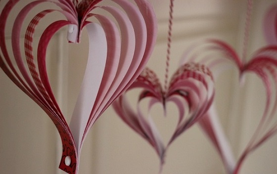 Paper hearts  