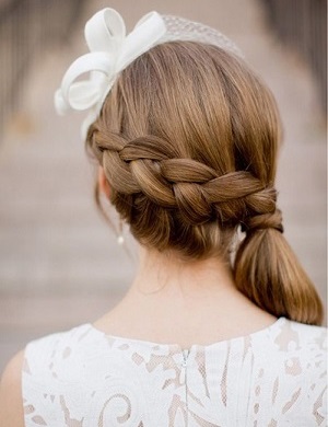 Romantic wedding hairstyle 1