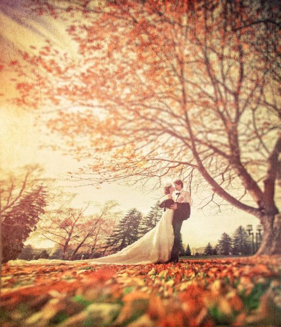 Φθινοπωρινή φωτογράφηση γάμου