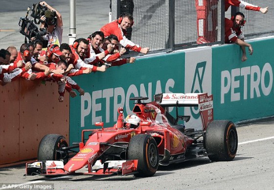 GP Malaysia 2015 - Ferrari - Vettel 1