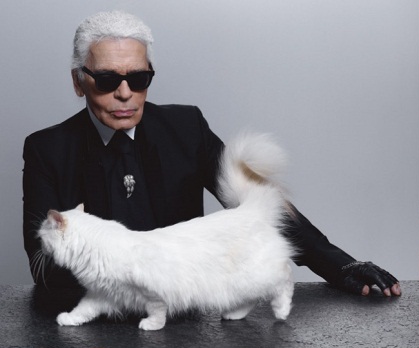 Karl Lagerfeld and Choupette 1