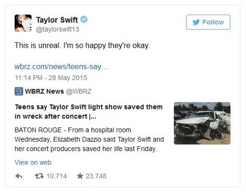 Taylor Swift - Twitter