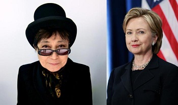 Yoko Ono - Hillary Clinton