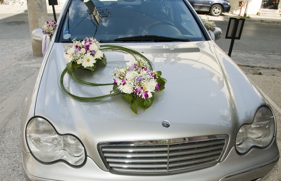 Γαμήλιος στολισμός αυτοκινήτου 6
