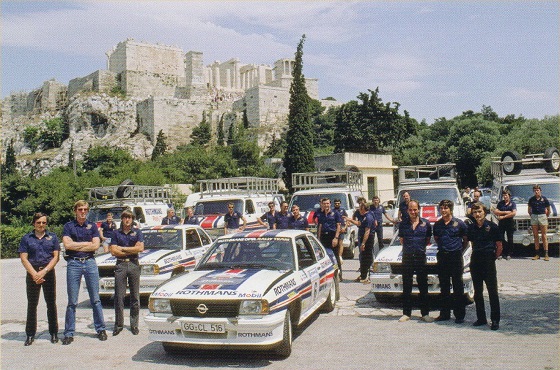 Opel Ascona B Rothmans Rally Team