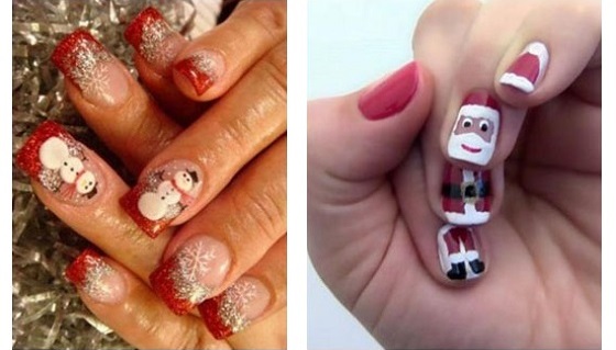 Xmas nail arts 2