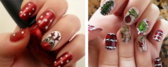 Xmas nail arts 3