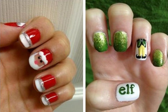 Xmas nail arts 5