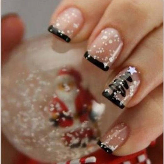 Xmas nail arts 7