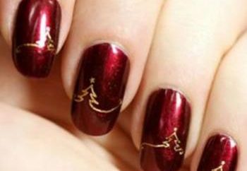 Xmas nail arts