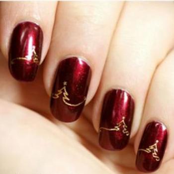 Xmas nail arts