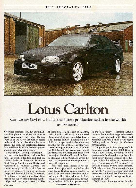 Lotus Carlton/Lotus Omega 5