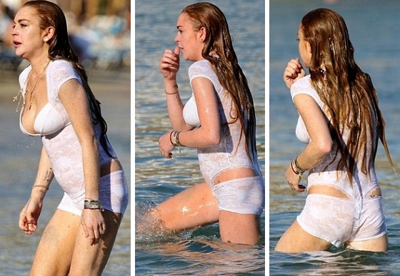 Η Lindsay Lohan στη Μύκονο 2