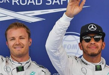Hamilton and Rosberg at Austrian GP