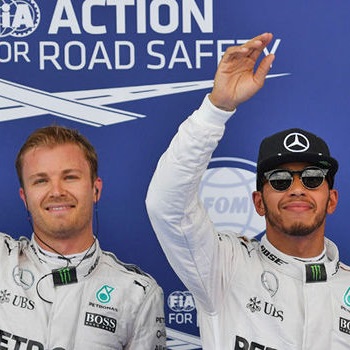 Hamilton and Rosberg at Austrian GP