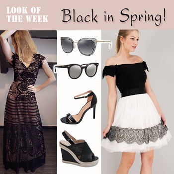 LOOK OF THE WEEK - Black in Spring!