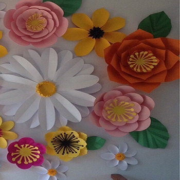 DIY χάρτινα λουλούδια