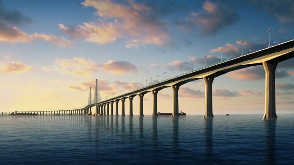 Η μεγαλύτερη θαλάσσια γέφυρα στον κόσμο 2