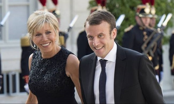 Emmanuel & Brigitte Macron