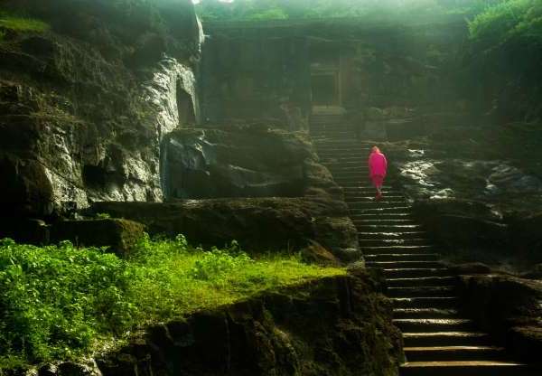 Σπηλιές Ajanta και Ellora. Μαχαράστρα, Ινδία