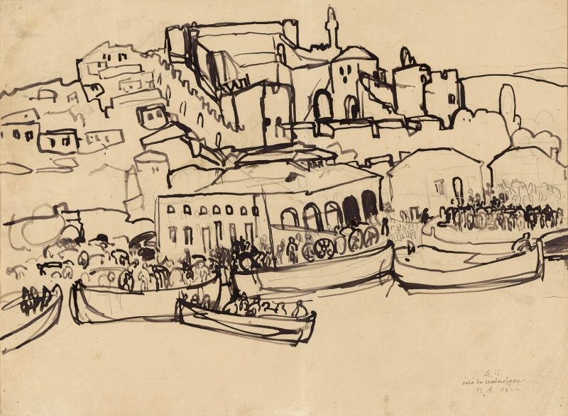 Σπύρος Παπαλουκάς, "Από την καταστροφή", 1922