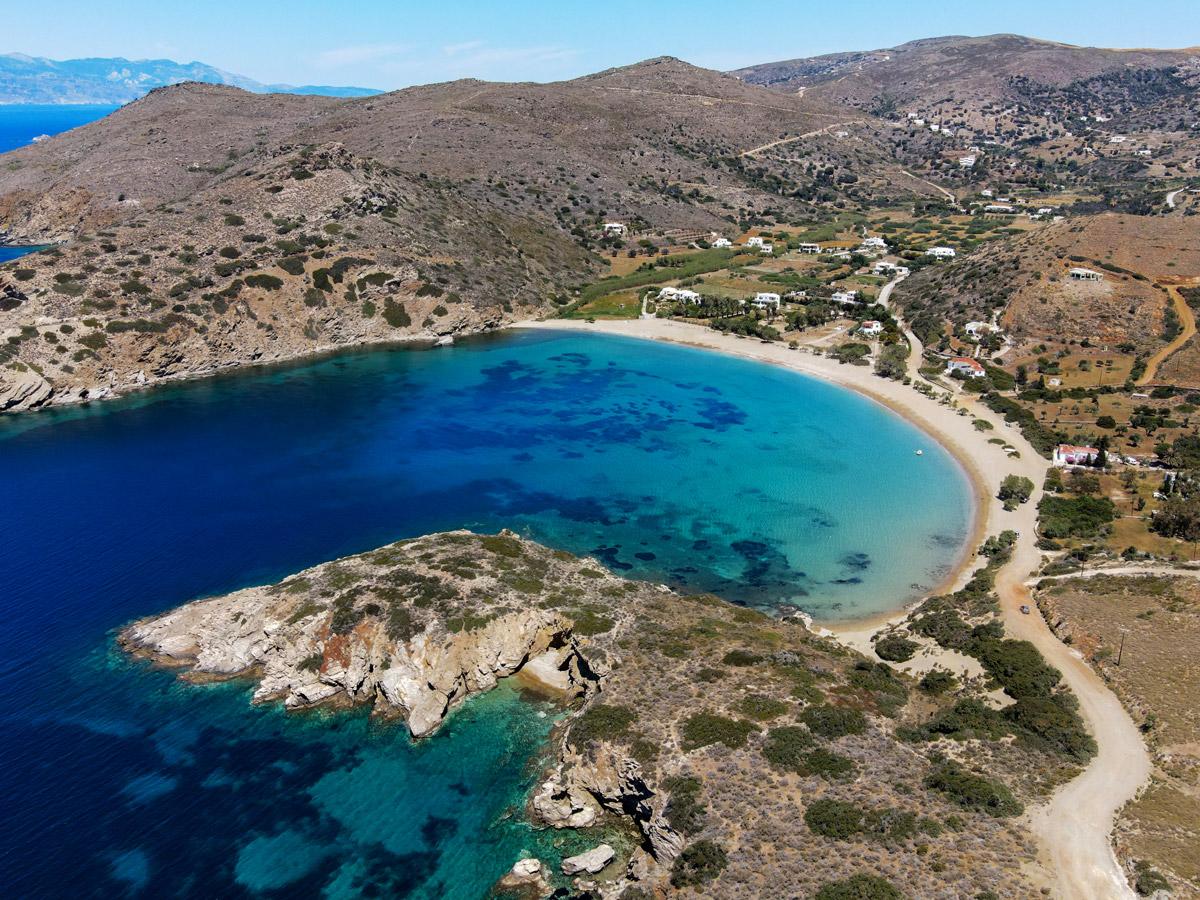 παραλία φελλός άνδρος