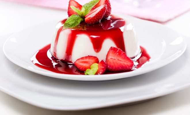 σπιτική πανακότα panna cotta