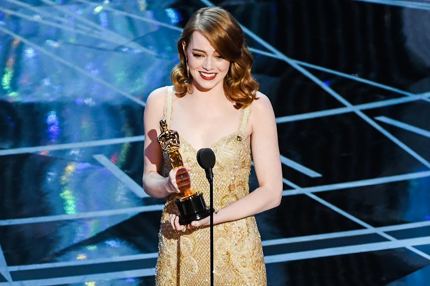emma stone oscar la la land 2016