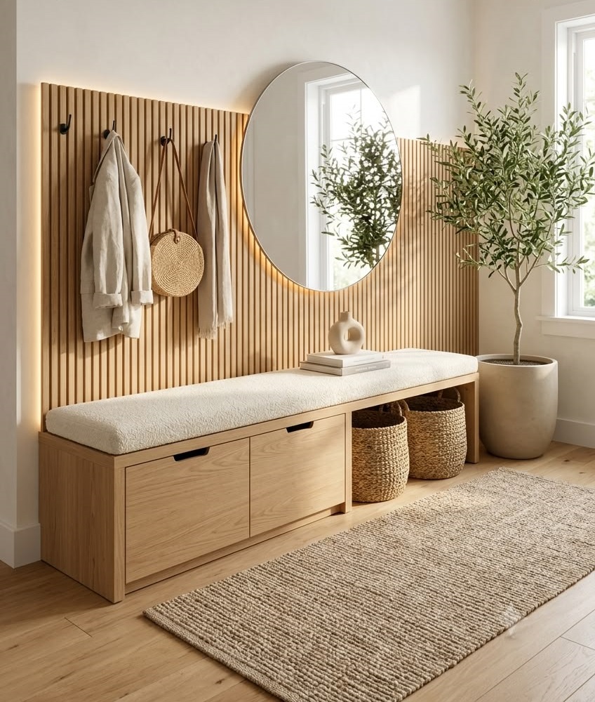 Entryway Reset για οργάνωση και επαναφορά εισόδου σπιτιού